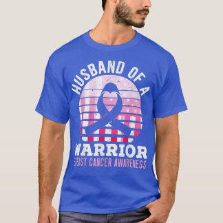 Mannen echtgenoot van een borstkankergezwel van de t-shirt