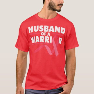 Mannen echtgenoot van een vrouw die borstkanker on t-shirt