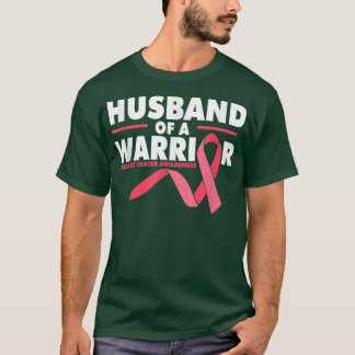 Mannen echtgenoot van een vrouw die borstkanker on t-shirt