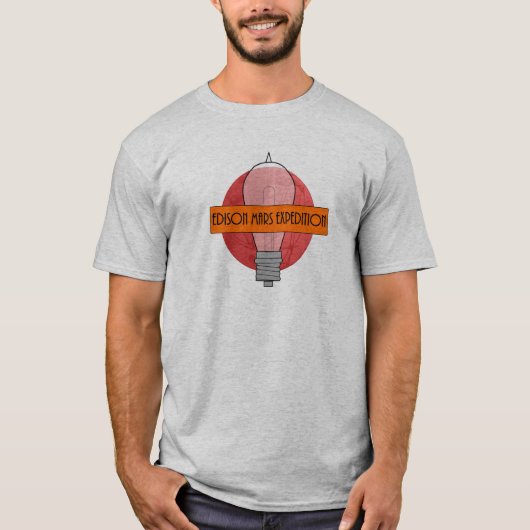 Mannen Edison Mars Expedition t-shirt (Voorkant)