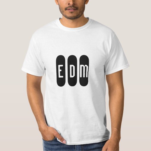Mannen EDM (Electronic Dance Music) T-Shirt (Voorkant)