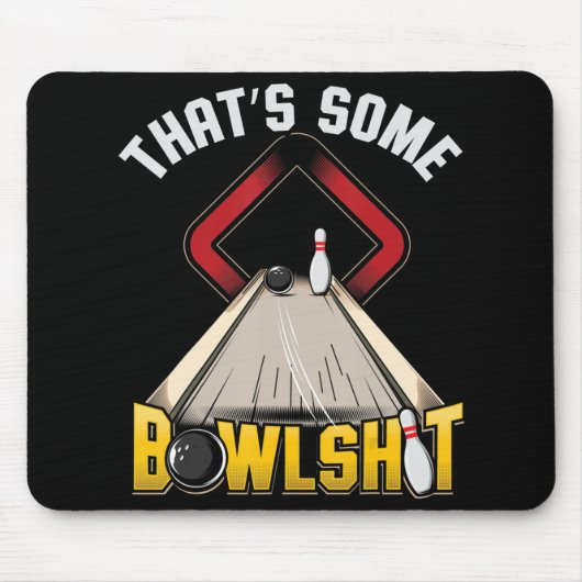 Mannen een tien-pins Bowling Gift Mannen' Muismat (Voorkant)