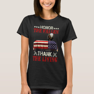 Mannen eer de slachtoffers bedanken levende Vetera T-shirt