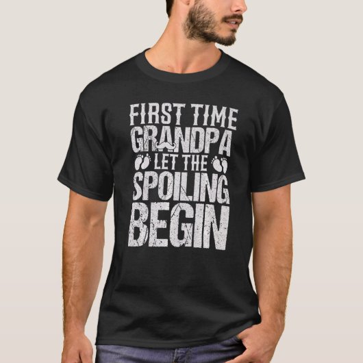 Mannen eerste keer dat opa de spoeling de eerste k t-shirt (Voorkant)