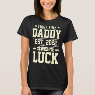 Mannen eerste keer papa Funny Baby aankondiging ni T-shirt