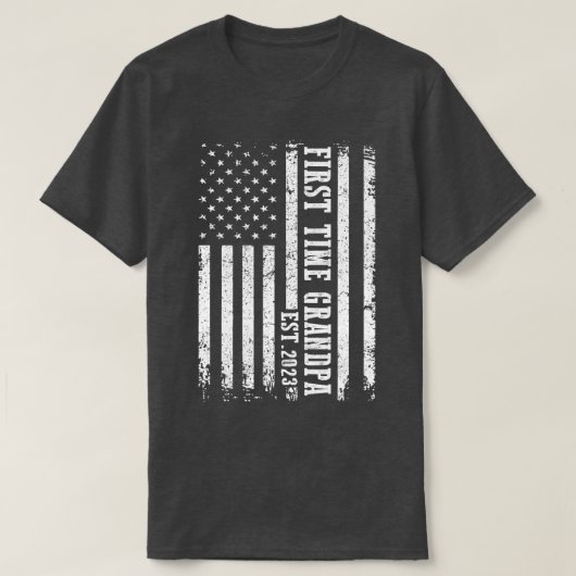 Mannen eerste opa Oost 2023 vaders D T-shirt (Design voorkant)