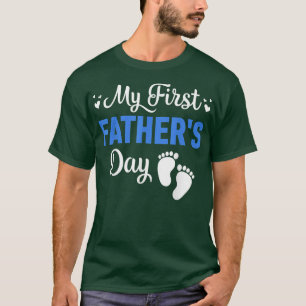 Mannen eerste Vaderdag Baby onthullen vader Zwange T-shirt