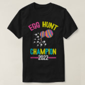 Mannen Egg Hunt Champion 2022 Paasdag Funny Dad A T-shirt (Design voorkant)