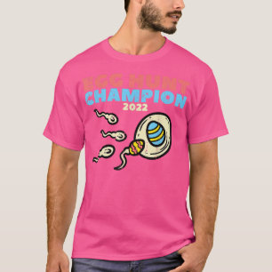 Mannen Egg Hunt Champion 2022 Paaszwangerschap Ann T-shirt