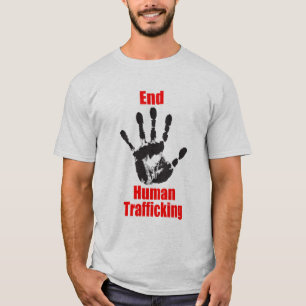Mannen Eind Mensenhandelactiviste T Shirt