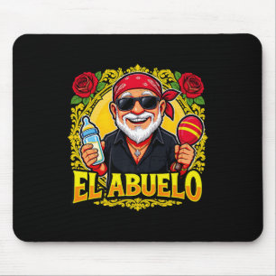 Mannen El Abuelo Grappig Ontwerp Voor Mexicaanse G Muismat