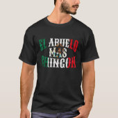 Mannen El Abuelo Mas Chingon T-shirt (Voorkant)