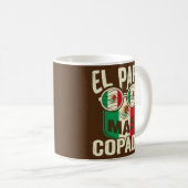 Mannen El Papa mas kopado Mexicaanse vader en man Koffiemok (Voorkant rechts)