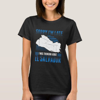 Mannen El Salvador Vlag Salvadoran T-shirt
