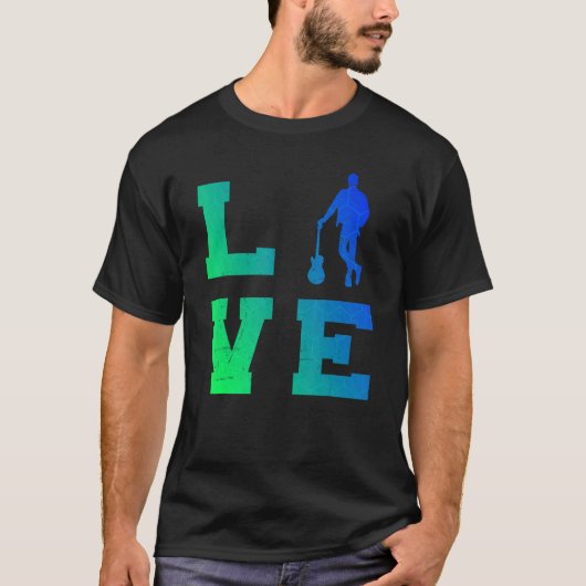 Mannen Electric Guitar T-shirt (Voorkant)