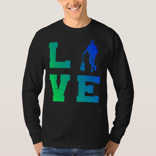 Mannen Electric Guitar T-shirt (Voorkant)