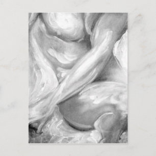 Mannen Elegant Original Art Male-Nude-schilderkool Briefkaart