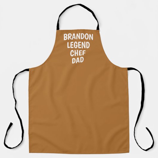 Mannen Elegant Terracotta Modern Eenvoudige Pap Ch Schort (Voorkant)