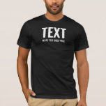 Mannen Elegante Moderne Beste Zwart Wit Sjabloon T-shirt<br><div class="desc">Voeg hier Jouw tekst Elegant Modern Sjabloon Mannen Bella Canvas Zwart Wit T-shirt met korte mouwen.</div>