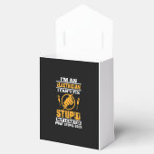 Mannen elektricien grappig ben ik een elektricien  bedankdoosjes (Geopend)