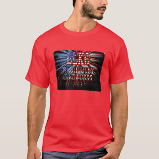 Mannen Elko Fireworks T-shirt 2013