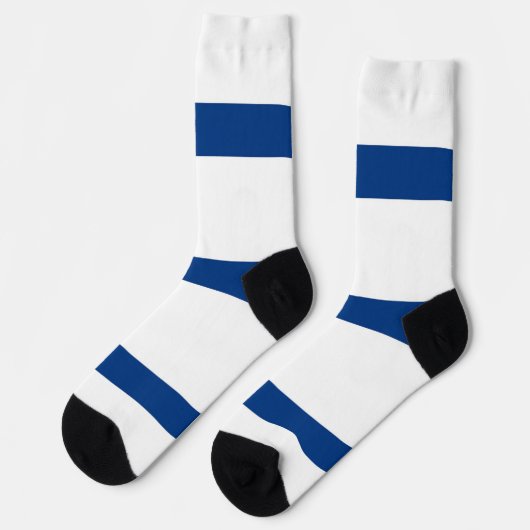 Mannen- en bemanningssokken met Finse vlag Sokken (Links)
