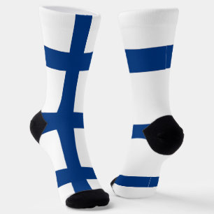 Mannen- en bemanningssokken met Finse vlag Sokken
