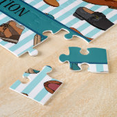 Mannen en boots legpuzzel (Zijkant)