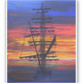 Mannen en de pelgrim sticker (Voorkant)