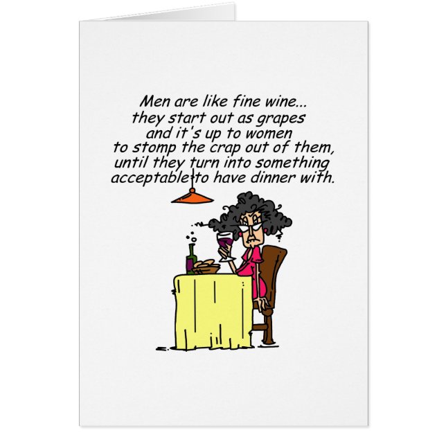 Mannen en FIne Wine Humor (Voorkant)