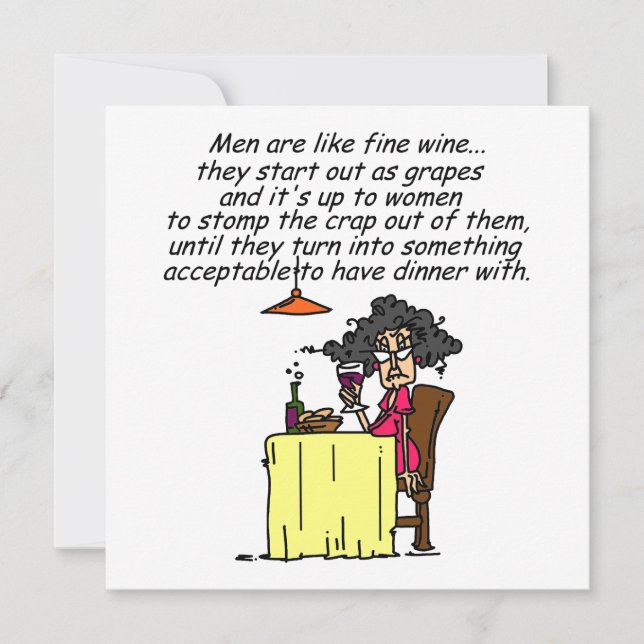 Mannen en FIne Wine Humor (Voorkant)