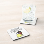 Mannen en FIne Wine Humor Drankjes Onderzetter (Rechterzijde)