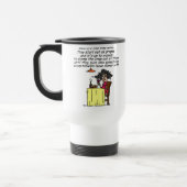 Mannen en FIne Wine Humor Reisbeker (Links)