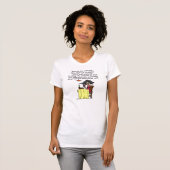 Mannen en FIne Wine Humor T-shirt (Voorkant volledig)