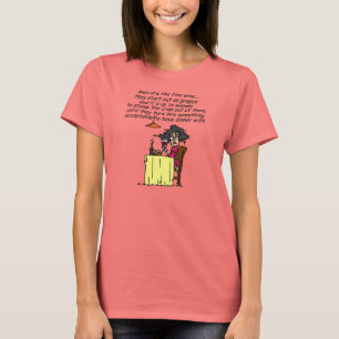Mannen en FIne Wine Humor T-shirt