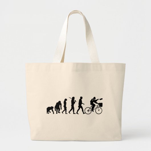 Mannen en krantenbezorgers, jongens en meisjes grote tote bag (Voorkant)