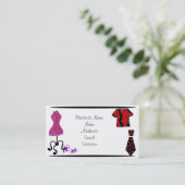 Mannen en Mode Kleding Visitekaartje (Staand voorkant)