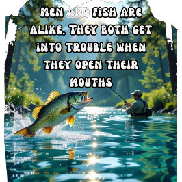 Mannen en vissen zijn hetzelfde Tri-Blend Shirt