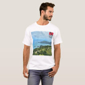 Mannen en vrouwen Basic T-Shirt van trinidad (Voorkant volledig)