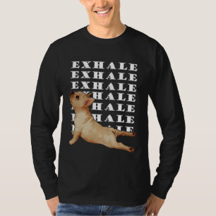 Mannen en vrouwen: Bulldog Yoga Statue Joga T-shirt