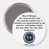 Mannen en vrouwen die er goed uitzien magneet (Voorkant / Achterkant)