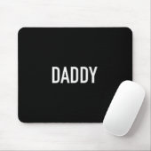 Mannen en vrouwen papa grappig voor vaders muismat (Met muis)