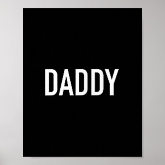 Mannen en vrouwen papa grappig voor vaders poster (Voorkant)