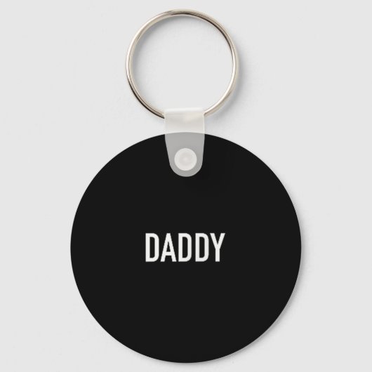 Mannen en vrouwen papa grappig voor vaders sleutelhanger (Voorkant)