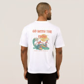 Mannen Energie Flow Lessen Leren T-Shirt (Achterkant volledig)