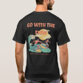 Mannen Energie Flow Lessen Leren T-shirt (Achterkant)