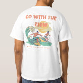 Mannen Energie Flow Lessen Leren T-shirt (Achterkant)