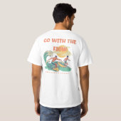 Mannen Energie Flow Lessen Leren T-shirt (Achterkant volledig)