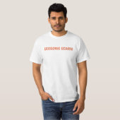 Mannen Energie Flow Lessen Leren T-shirt (Voorkant volledig)