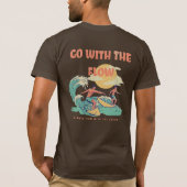 Mannen Energie Flow Lessen Leren T-shirt (Achterkant)